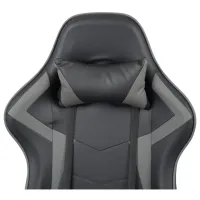 Крісло ігрове Аклас Бешкет ANF підліткове Чорний (PU-чорний/сірий) (00160338) - 8