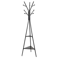 Вешалка напольная Аклас Туя VKY-6031B 182x50 (Черный) (00164112) - Изображение 2