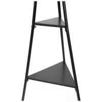 Вешалка напольная Аклас Туя VKY-6031B 182x50 (Черный) (00164112) - Изображение 7