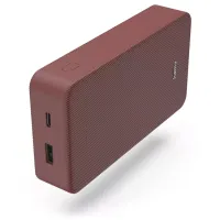 Батарея універсальна Hama 20000mAh, 15W/5V/3A, USB-C, USB-A, red (00201717) - 2