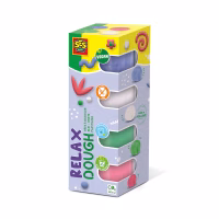 Набір для творчості Ses Feel good dough - Пастель, 4 баночки Незасихаюча маса для ліплення (00514S) - Image 1