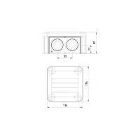Розподільча коробка OBO OBO Т60 (00524) - 2
