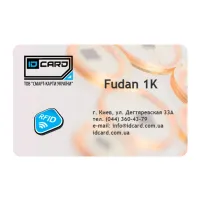 Смарт-карта Fudan 1K (чип FM11RF08, ISO14443A) біла (01-020) - Зображення 1