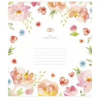 Зошит Школярик Tender Garden 12 аркушів лінія (012-3378L) - 3