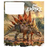 Зошит Школярик Dino empire 18 аркушів клітинка (018-3490K) - 4