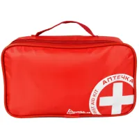 Автомобільна аптечка Poputchik -1 (АМА-1) згідно ДСТУ 3961-2000 футляр м'який червоний 25х1 (02-010-М) - 1