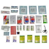 Автомобільна аптечка Poputchik "Євростандарт" футляр м'який червоний (02-035-М) - 2