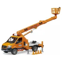 Спецтехніка Bruder MB Sprinter сервісної служби з телескопічною люлькою (02679) - 4