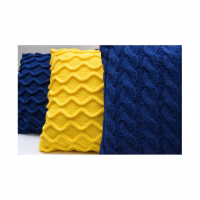 Подушка Прованс в'язана декоративна Хвилі синя 33х33 см (027422) - Image 3