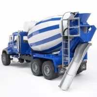 Спецтехніка Bruder бетоновіз Bruder Mack Granite М1:16 Сині (02814) - 5