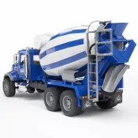 Спецтехніка Bruder бетоновіз Bruder Mack Granite М1:16 Сині (02814) - 6