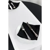 Скатертина Прованс Kelly чорна 140х140 см (032908) - 3