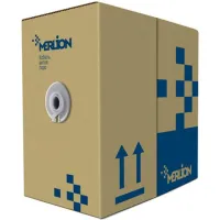 Кабель мережевий Merlion FTP 305м КНПЕ (4*2*0,51) 4Р 24AWG [СCA] Black (03496) - 2