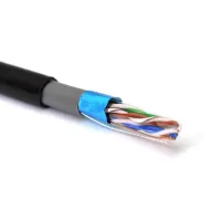 Кабель мережевий Merlion FTP 305м КНПЕ (4*2*0,51) 4Р 24AWG [СCA] Black (03496) - 1