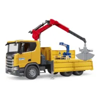 Спецтехніка Bruder Scania Super 560R з краном-маніпулятором 1:16 з аксесуарами (03551) - 1