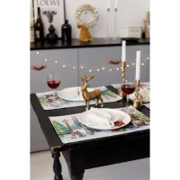 Салфетка на стол Прованс гобеленовая Рождественский костер 30х50 см (036427) - Изображение 3