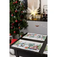 Салфетка на стол Прованс гобеленовая Рождественский костер 30х50 см (036427) - Изображение 7