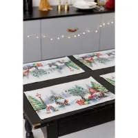 Салфетка на стол Прованс гобеленовая Рождественский костер 30х50 см (036427) - Изображение 8