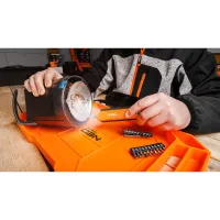 Викрутка акумуляторна Neo Tools 4in1 1.5Ah, 4.5Нм, 230об/хв, 20 біт, кейс (04-199) - Зображення 4