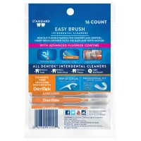 Щітки для міжзубних проміжків DenTek Зручне очищення для Стандартних проміжків 16 шт. (047701002032) - 2