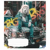 Зошит Школярик Big Bro 48 аркушів клітинка (048-3460K) - 4