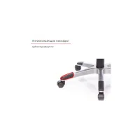 Офісне крісло Аклас Прима PL HR ANF Серое (08173) - Зображення 12