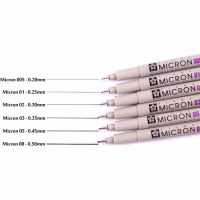 Лайнер Sakura Pigma Micron (0.1) 0,25 мм Синій (084511306356) - Image 6