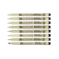 Лайнер Sakura Pigma Micron (0.3) 0,35 мм Чорний (084511306400) - Зображення 3