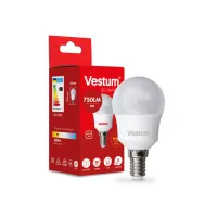 Лампочка Vestum LED G45 8W 3000K 220V E14 (1-VS-1212) - Зображення 2
