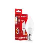 Лампочка Vestum LED C37 6W 3000K 220V E14 (1-VS-1304) - Зображення 2