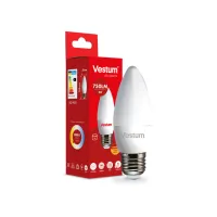 Лампочка Vestum LED C37 8W 3000K 220V E27 (1-VS-1310) - Зображення 1