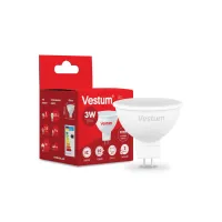 Лампочка Vestum MR16 3W 4100K 220V GU5.3 (1-VS-1501) - Изображение 2