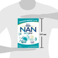 Дитяча суміш Nestle NAN 3 Optipro з 5 олігосахаридами та L. Reuteri від 12 місяців 1 кг (1000077) - Зображення 7