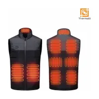 Жилет з підігрівом Thermalli Chatel чорний/сірий S (10100505-01S) - Зображення 4