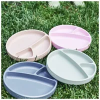 Тарелка детская MinikOiOi Portions секционная Mellow Yellow (101050006) - Изображение 5