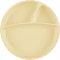 Тарелка детская MinikOiOi Portions секционная Mellow Yellow (101050006) - Изображение 1