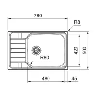 Мийка кухонна Franke Spark SKL 611-78 XL (101.0716.716) - 2