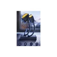 Кабель мультимедійний HDMI M to DVI M 2.0m HD106 black Ugreen (10135) - 4