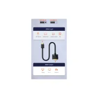 Кабель мультимедийный HDMI M to DVI M 3.0m HD106 black Ugreen (10136) - Изображение 3