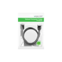 Кабель мультимедійний HDMI M to HDMI F 0.5m HD107 black Ugreen (10140) - 3