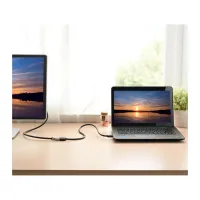 Кабель мультимедійний HDMI M to HDMI F 0.5m HD107 black Ugreen (10140) - 5