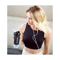 Шейкер спортивний SmartShake Slim 500ml Black (10253001) - 9