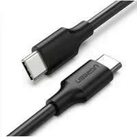 Дата кабель USB-C to USB-C 2.0m US286 3A Black Ugreen (10306) - 1