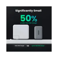 Зарядний пристрій Ugreen 3xUSB 65W GaN (2хUSB-C+USB-A) CD244 Grey (10335) - 6