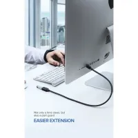 Дата кабель USB 3.0 AM/AF 1.0m US129 black Ugreen (10368) - 4