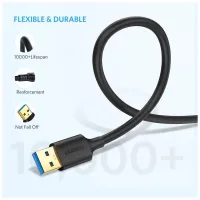 Дата кабель USB 3.0 AM/AM 1.0m US128 black Ugreen (10370) - 3