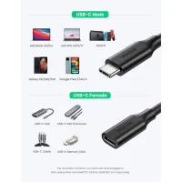 Дата кабель USB-C to USB-C 1.0m USB 3.1Gen2 100W US353 Black Ugreen (10387) - 7