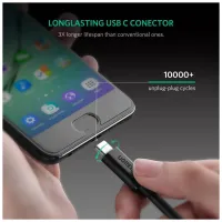 Дата кабель USB-C to USB-C 1.0m USB 3.1Gen2 100W US353 Black Ugreen (10387) - 9