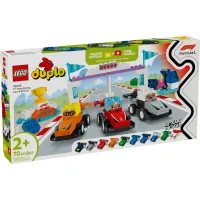 Конструктор LEGO DUPLO Town Автомобілі для перегонів і пілоти команд Формули-1 (10445) - 7