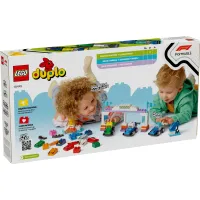 Конструктор LEGO DUPLO Town Автомобілі для перегонів і пілоти команд Формули-1 (10445) - 1
